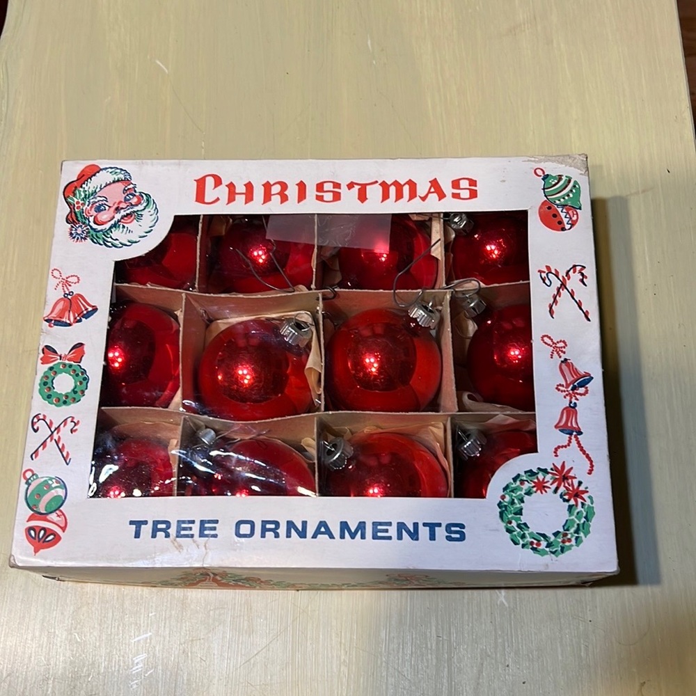1930s vintage Christmas ornaments